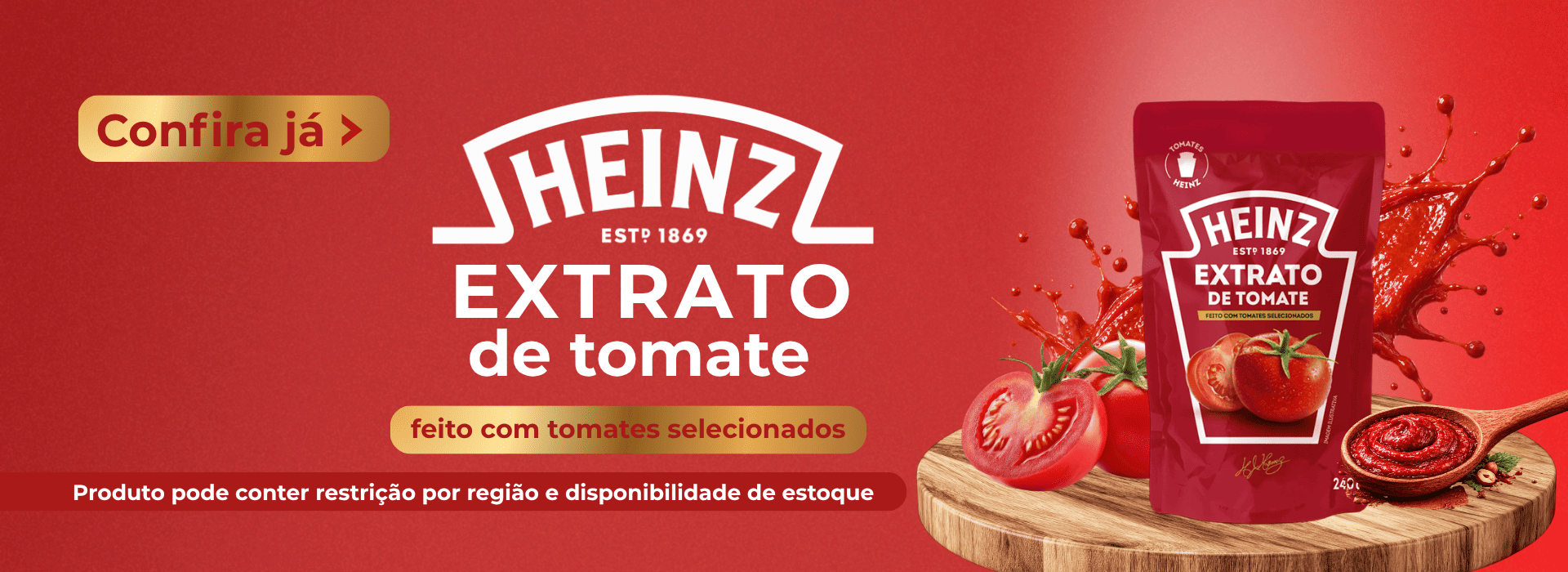 Extrato de tomate Heinz
