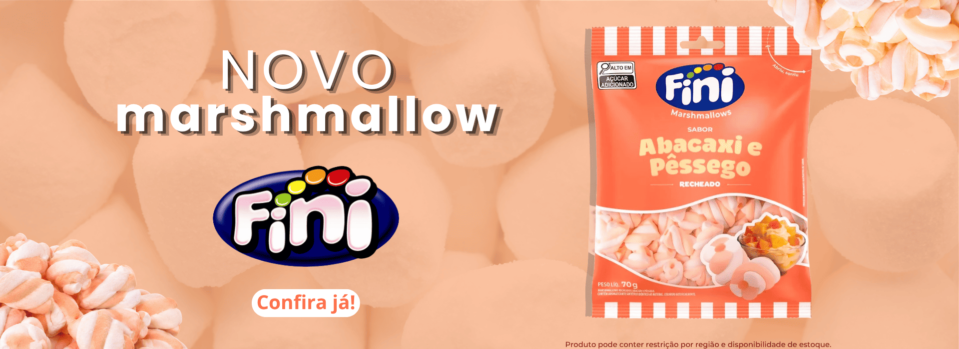 Marshmallow de pêssego